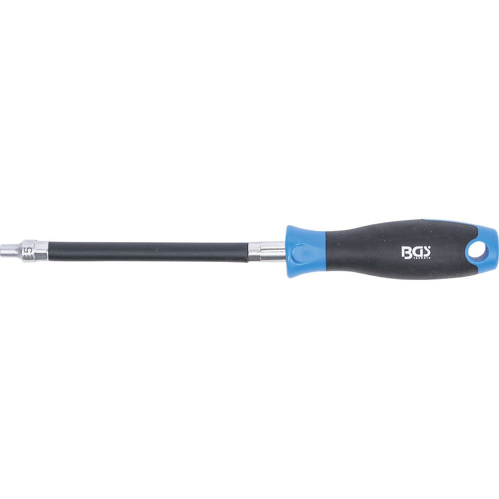 Tournevis flexible avec poignée ronde - profil E5 - longueur de lame 150 mm
