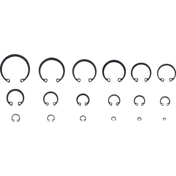 Assortiment de circlips intérieurs - Ø 3 - 32 mm - 300 pièces