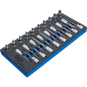 5 mm (1/2") - profil T (pour Torx) - 26 pièces