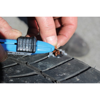Insert de servante d'atelier 1/3 : Kit de réparation de pneus - 54 pièces