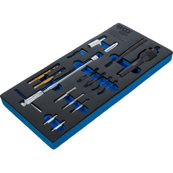 Insert de servante d'atelier 1/3 : Kit de réparation de filets et de démontage de bougies de préchauffe - M8 et M10 - 17 pièces