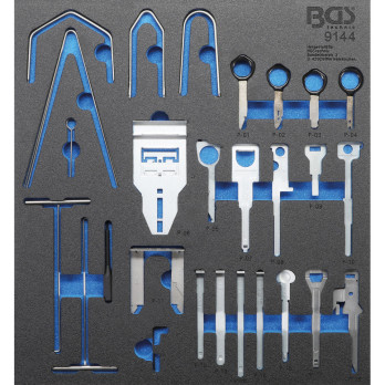 Insert de servante d’atelier 2/3 : Kit de démontage de radio - 52 pièces