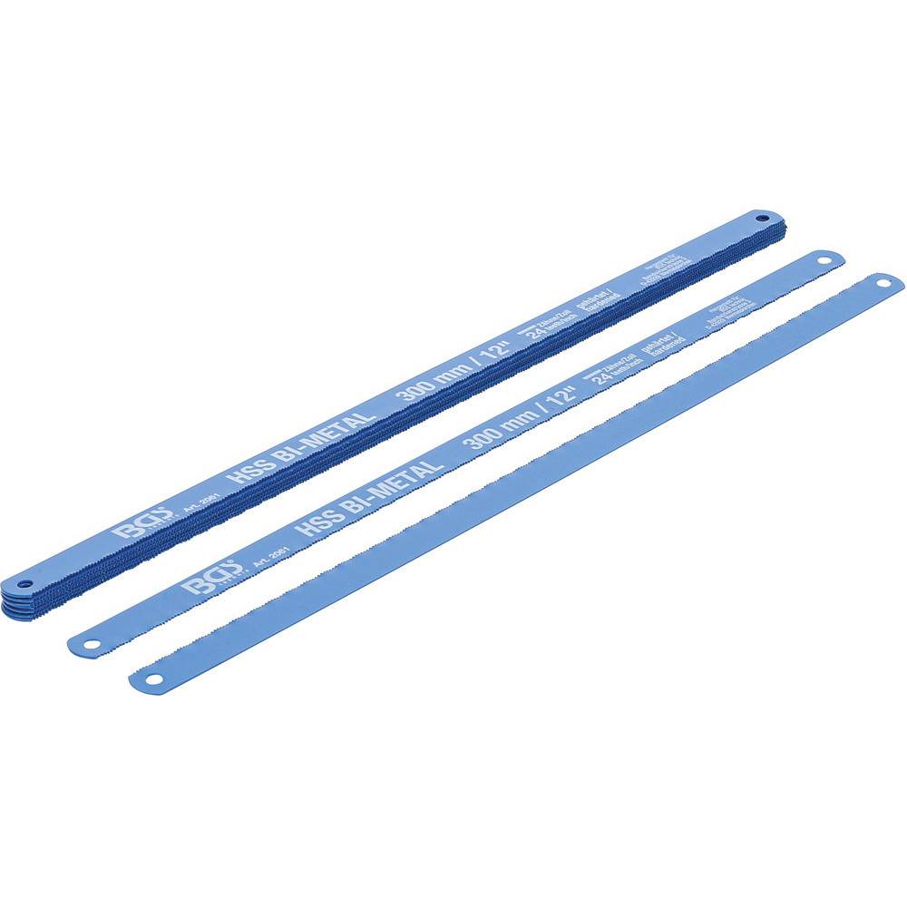 Lames de scies à métau - HSS flexible - 13 x 300 mm - 10 pièces