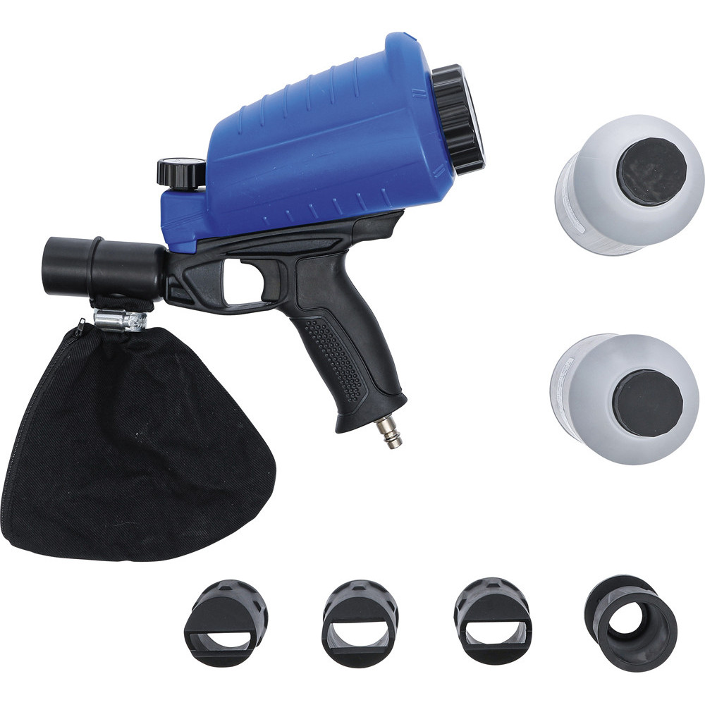 Pistolet de sablage pneumatique avec accessoires- 3 pièces