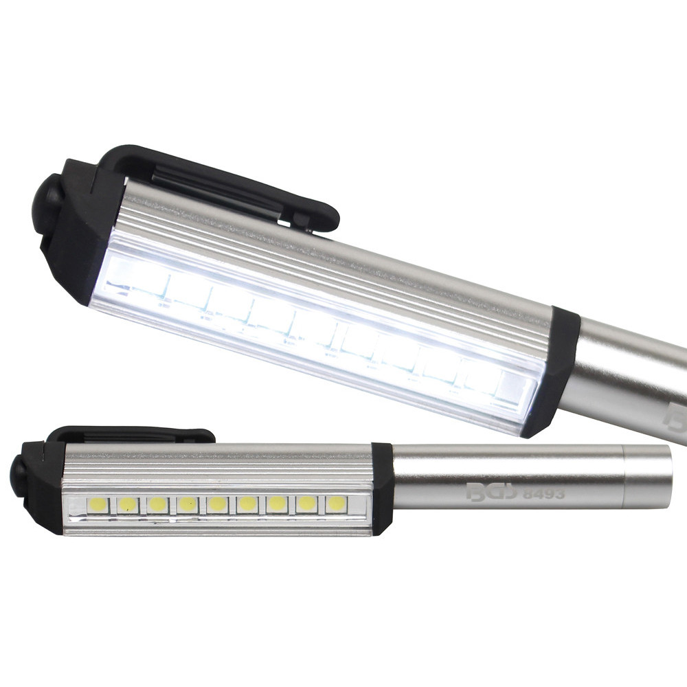 Lampe stylo alu 9 LED Prix discount les outils BGS