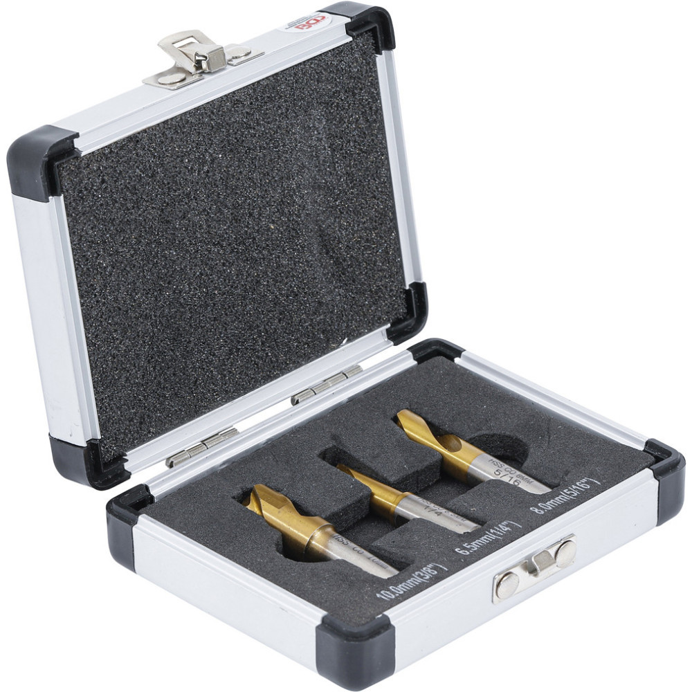 Coffret De Forets à Dépointer KS TOOLS HSSE - 3 Pièces, Ø 8 Mm, 135° - Neuf