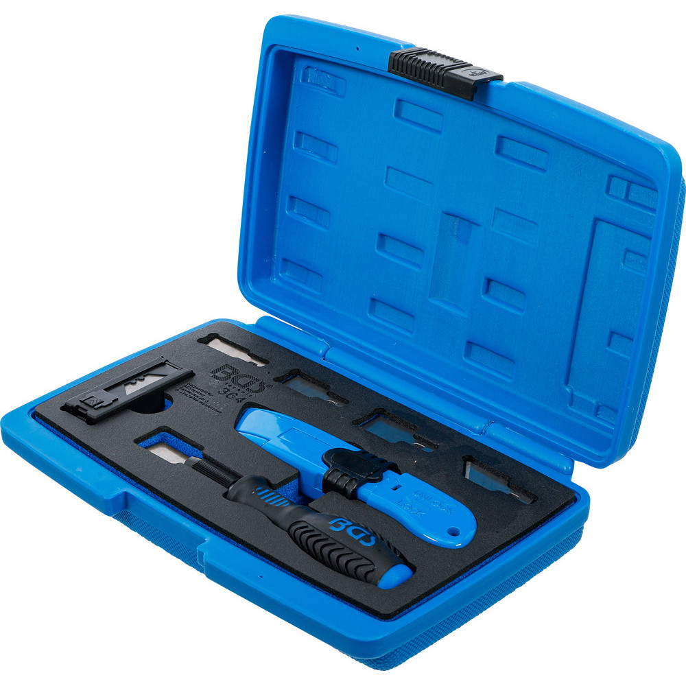 Jeu De 4 Grattoirs Universels En Acier Inox BGS Technic - Neuf Emballé - Outil De Garage