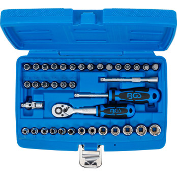 Coffret de Douilles Gear Lock - 6,3 mm (1/4") - 39 pièces