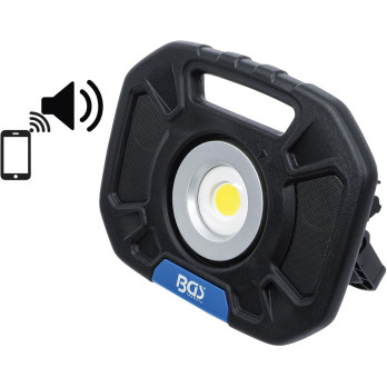 Projecteur de travail à COB-LED - 40 W - avec haut-parleurs intégrés