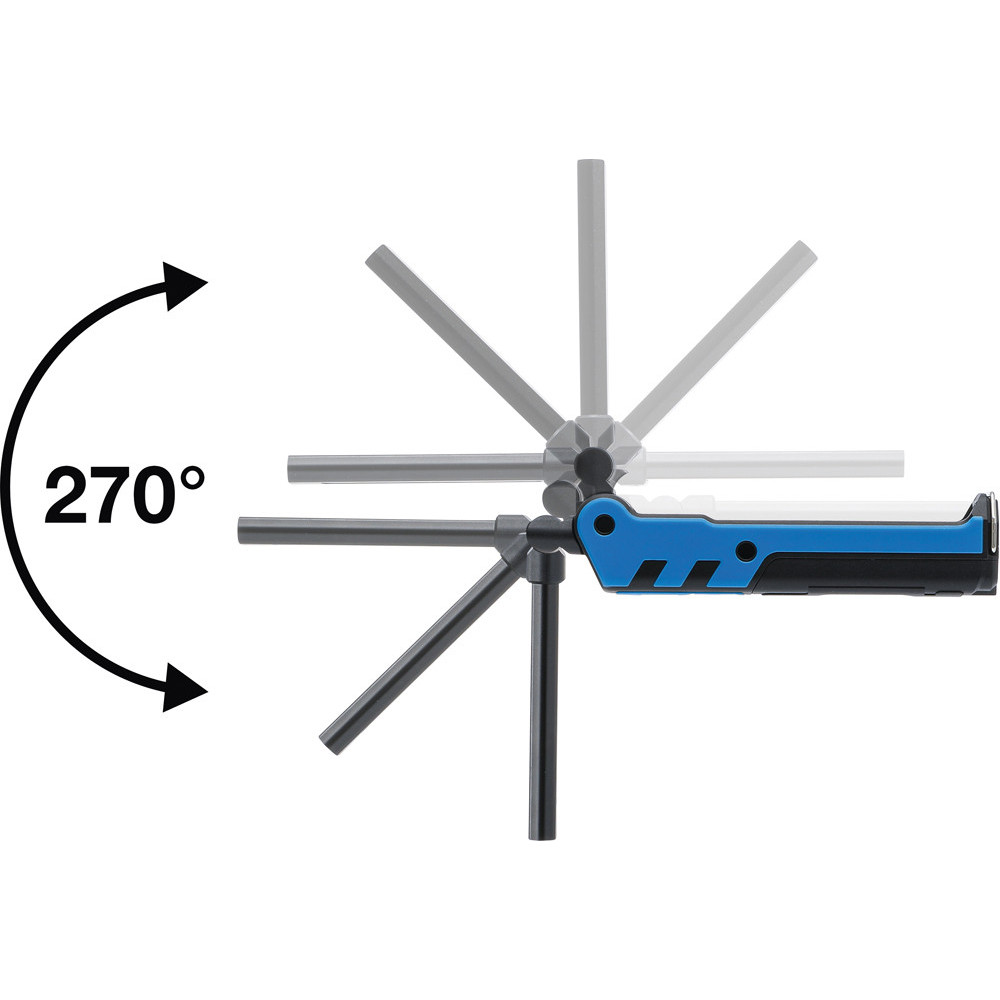 Baladeuse pliable à accu - COB-LED - 5 W