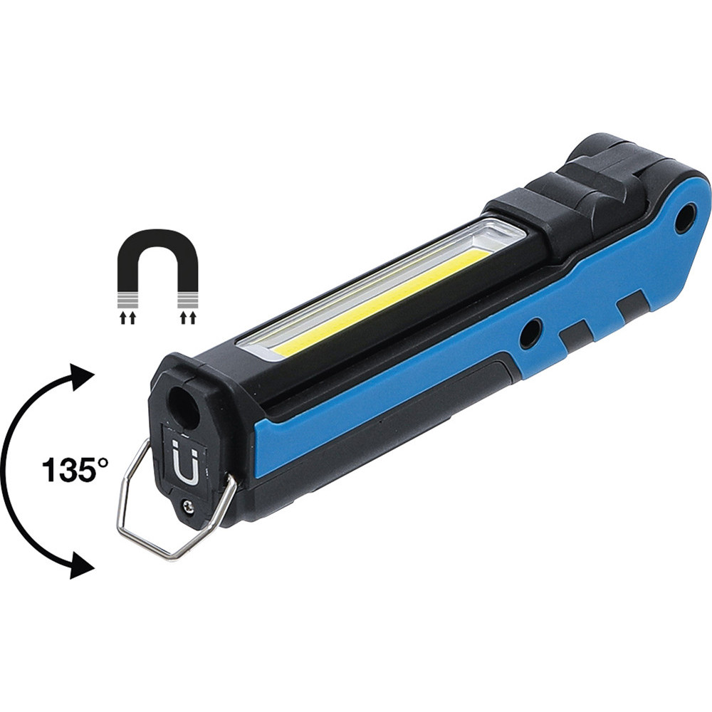 Baladeuse pliable à accu - COB-LED - 5 W