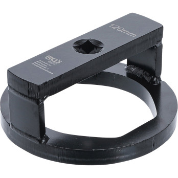 Clé de boulon/bouchon d’essieu arrière - pour essieux BPW - 120 mm