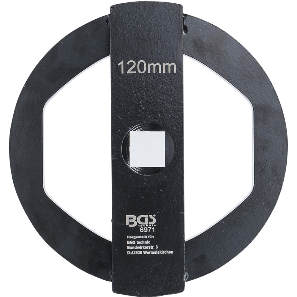 Clé de boulon/bouchon d’essieu arrière - pour essieux BPW - 120 mm