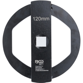 Clé de boulon/bouchon d’essieu arrière - pour essieux BPW - 120 mm