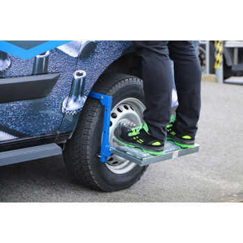 Marchepied de pneu - réglable - pour fourgonnettes et véhicules 4x4