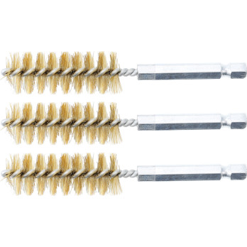 Brosse en laiton - 17 mm - 6