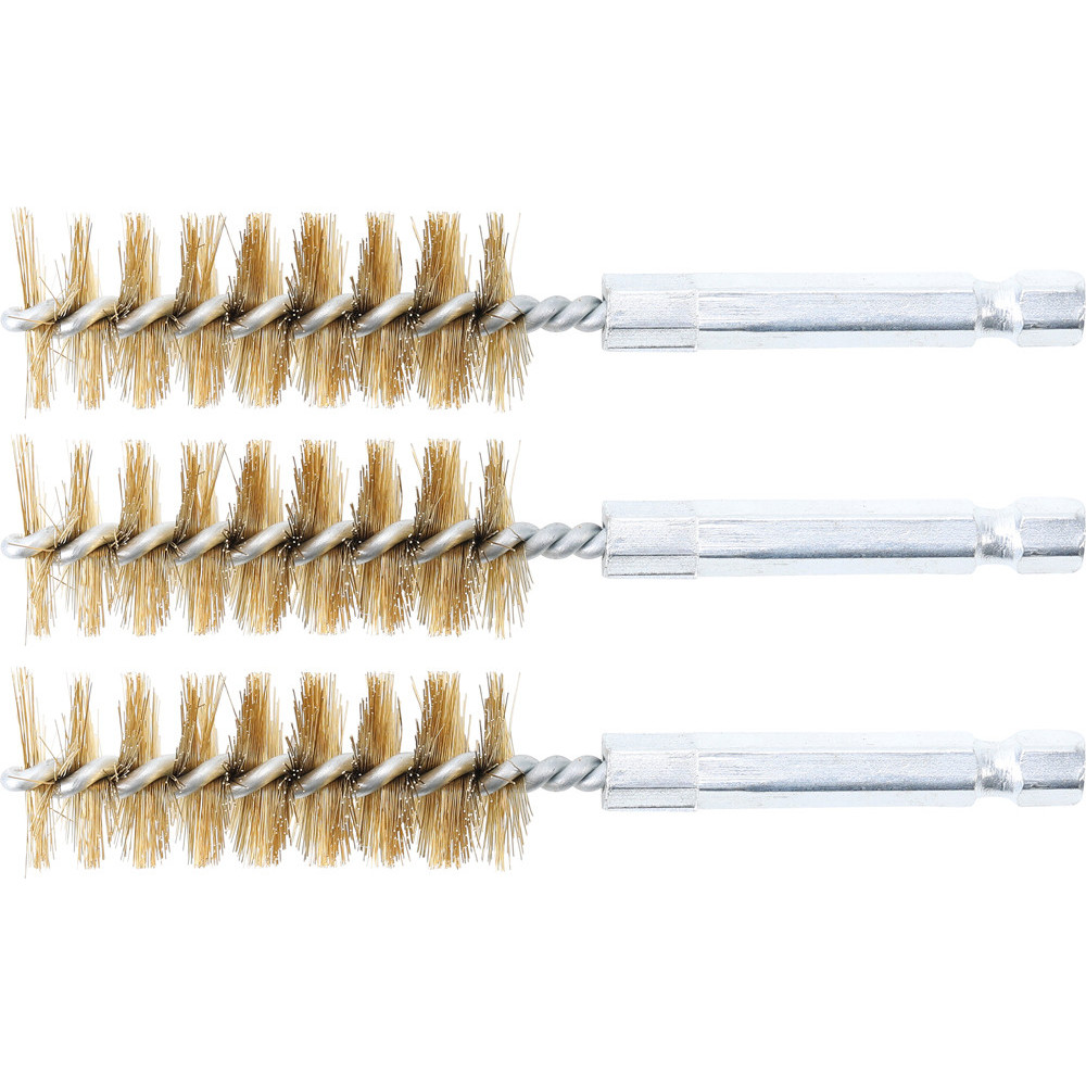 Brosse en laiton - 18 mm - 6 Brosse en laiton - 18 mm - 6