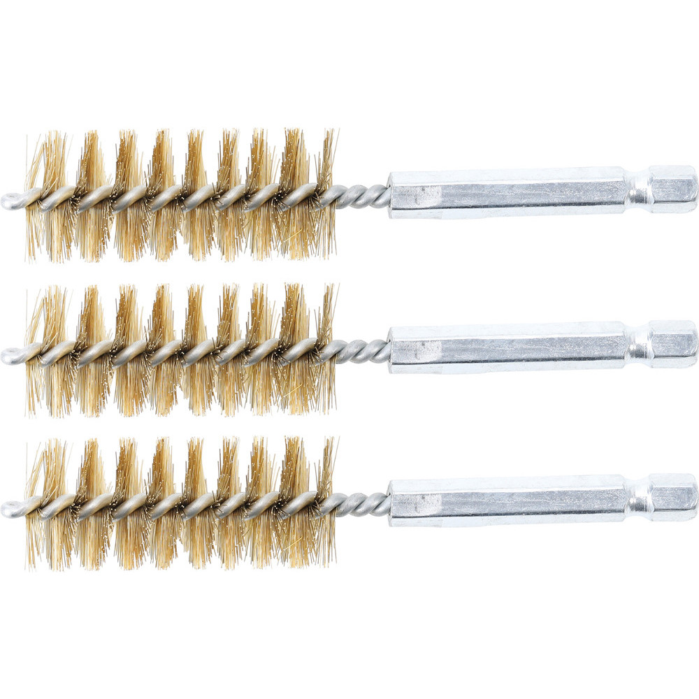 Brosse en laiton - 19 mm - 6 Brosse en laiton - 19 mm - 6