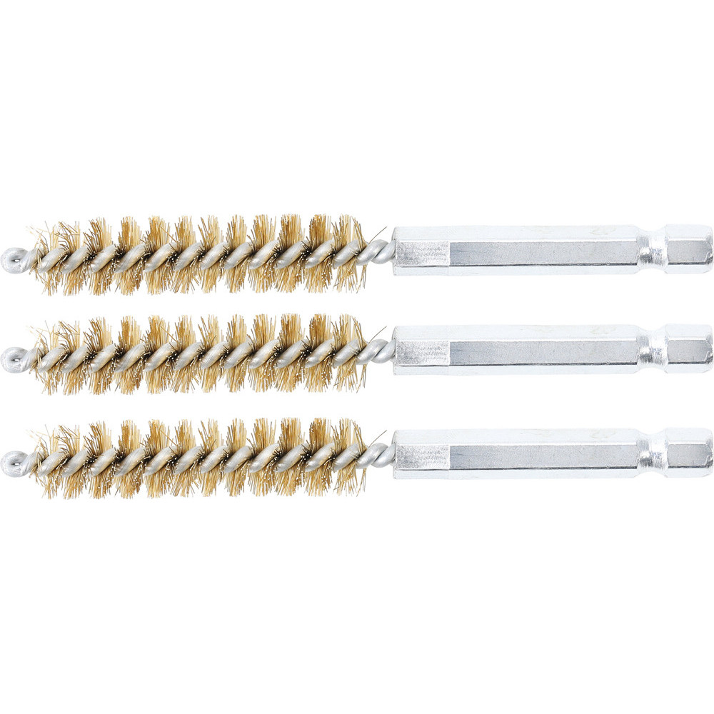 Brosse en laiton - 11 mm - 6 Brosse en laiton - 11 mm - 6