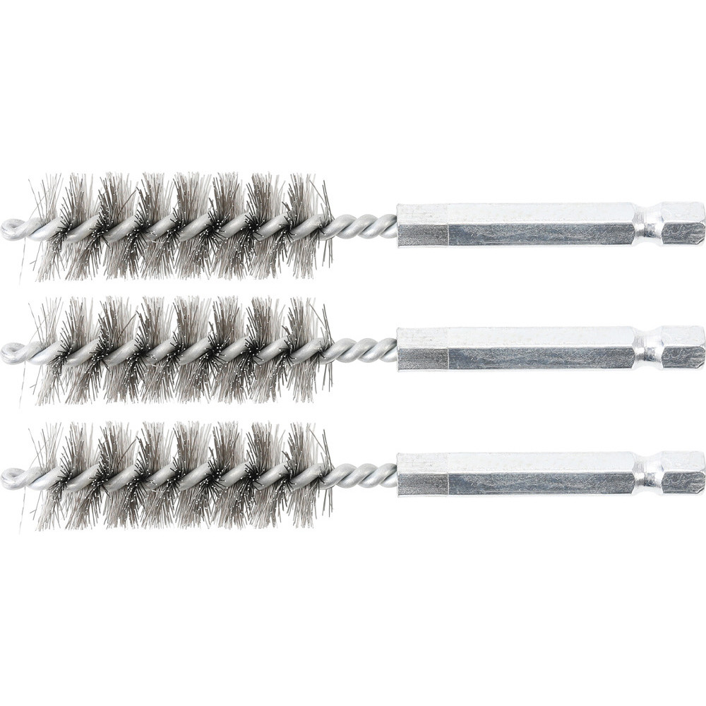 Brosse en acier - 15 mm - 6 Brosse en acier - 15 mm - 6