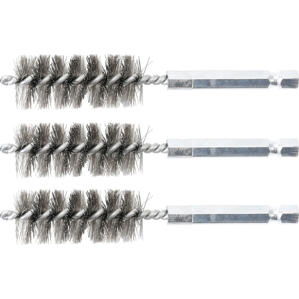 Brosse en acier - 18 mm - 6 Brosse en acier - 18 mm - 6