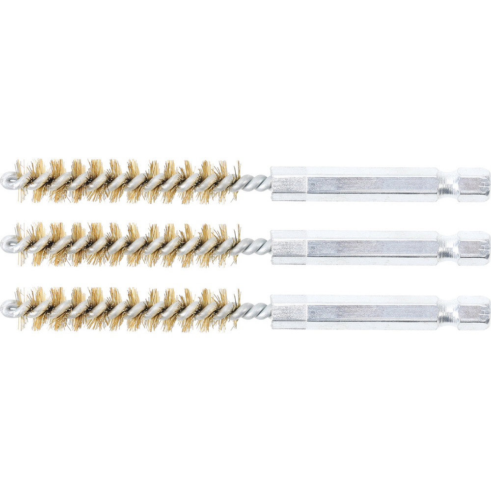 Brosse en laiton - 9 mm - 6 Brosse en laiton - 9 mm - 6
