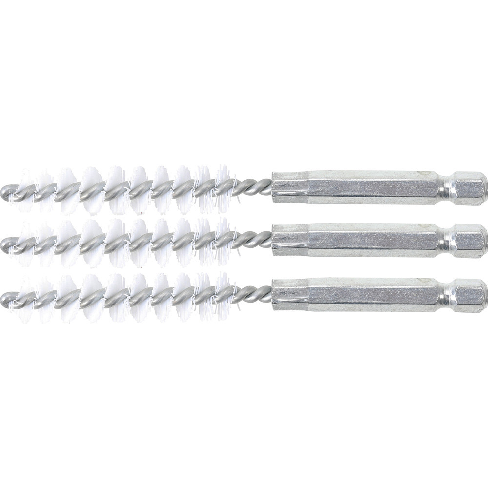Brosse plate Nylon - 10 mm - 6 Brosse plate Nylon - 10 mm - 6