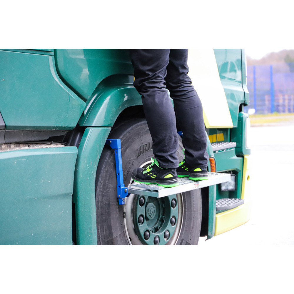 Marchepied de pneu - réglable - pour camions