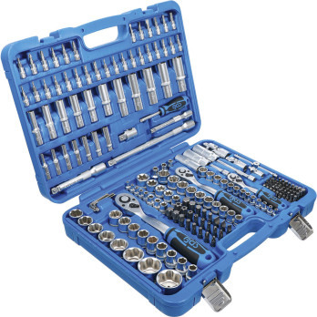 Coffret de douilles Super Lock - 6,3 mm (1/4") / 10 mm (3/8") / 12,5 mm (1/2") - 192 pièces