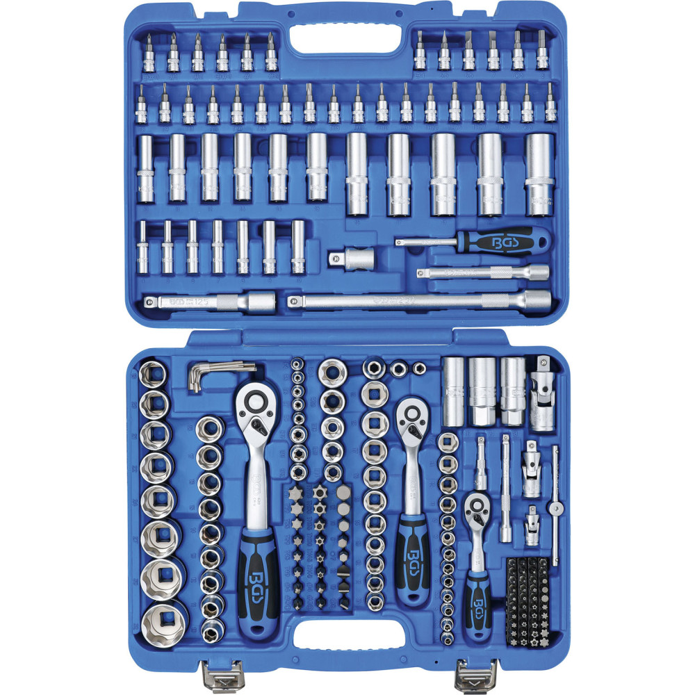 Coffret de douilles Super Lock - 6,3 mm (1/4") / 10 mm (3/8") / 12,5 mm (1/2") - 192 pièces