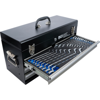 Caisse à outils métallique - 3 tiroirs - avec 143 outils