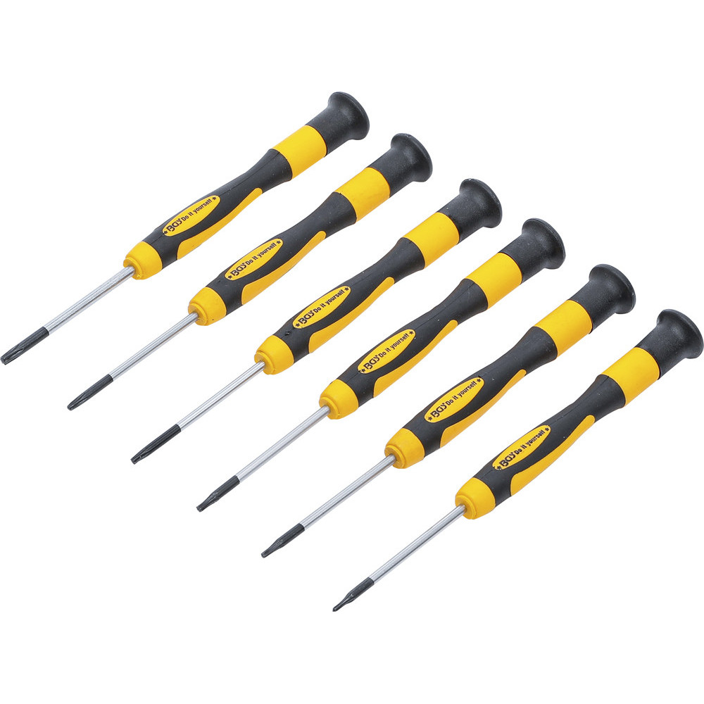 Jeu de tournevis de précision - profil en T (pour Torx) - 6 pièces