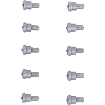 3 mm (1/4") - cruciforme PH2 - 10 pièces