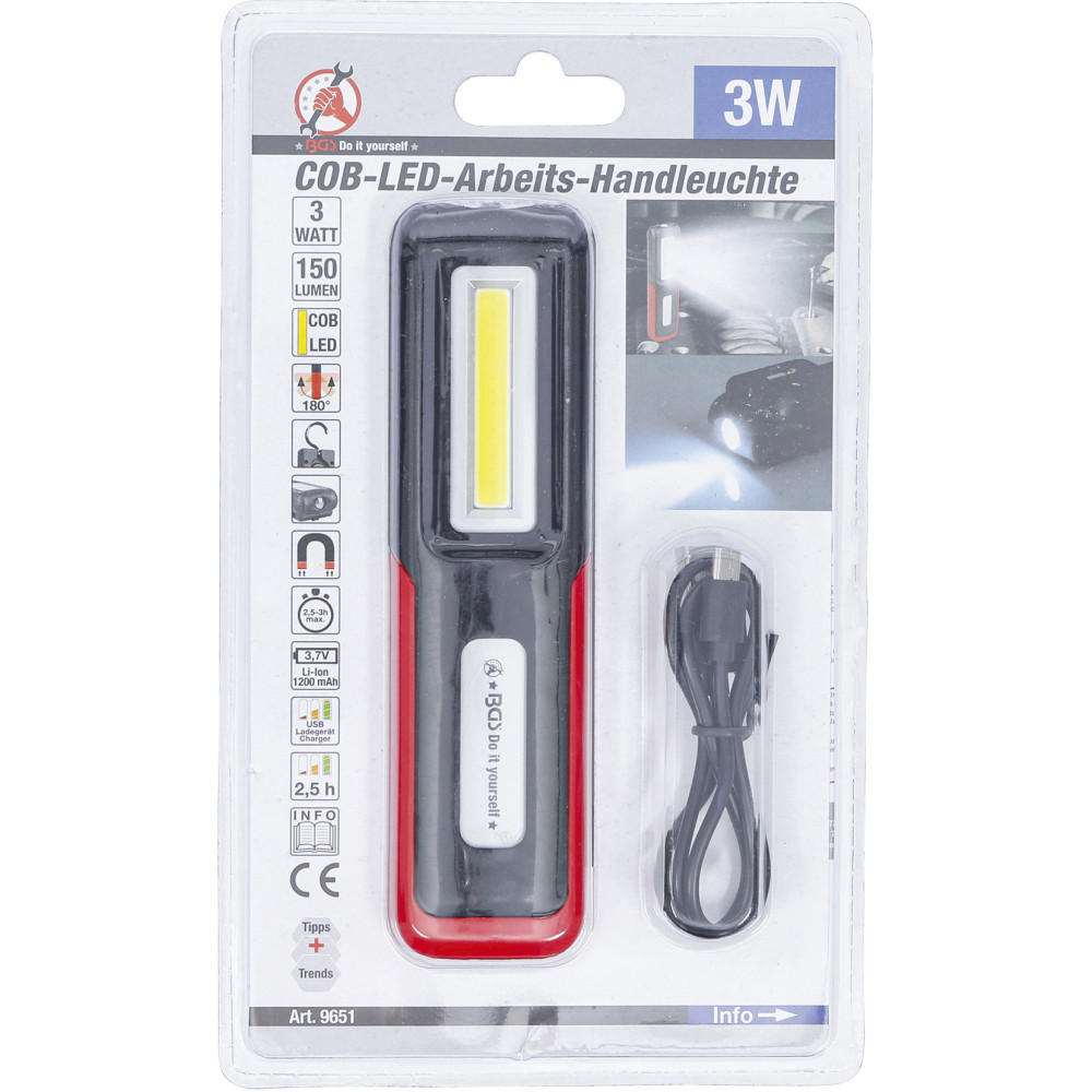 Lampe frontale 12 LED BGS – Équipement atelier