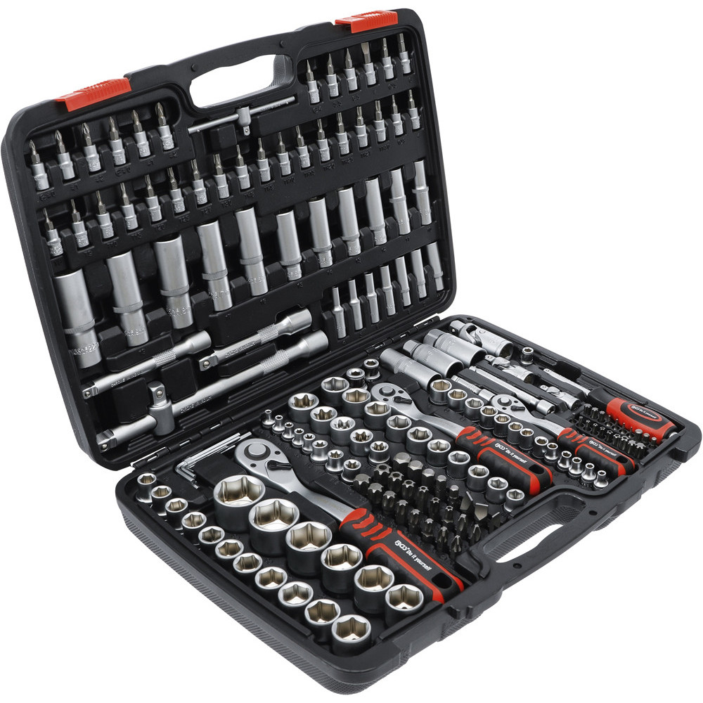 Coffret complet 172 outils douille clé cliquet embout 6.3 - 10 - 12