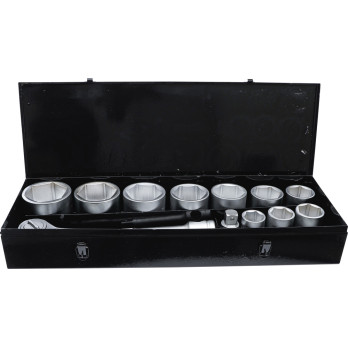 Coffret de douilles - 25 mm (1") - 36 - 80 mm - 15 pièces