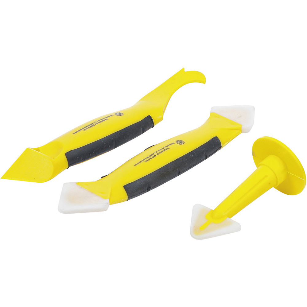 Décolleur de joint silicone et jeu de spatules - 3 pièces