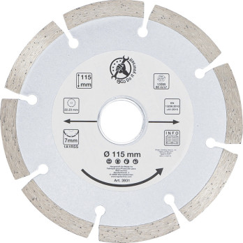 Disque de coupe en segments - Ø 115 mm