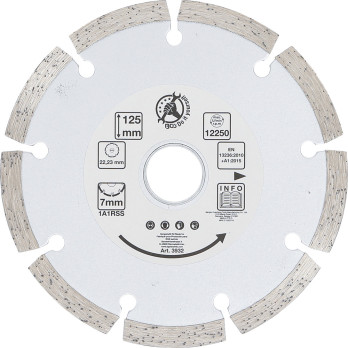 Disque de coupe en segments - Ø 125 mm