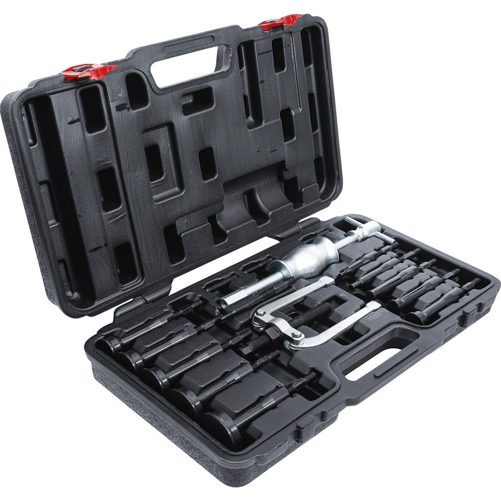 DASBET Lot De 16 Extracteurs De Roulements Intérieurs - Outil Complet D'Extraction Avec Marteau Coulissant Et Mandrins 8-58mm