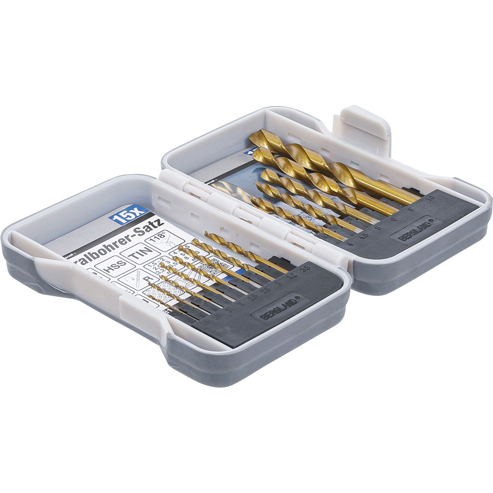 Forets Hélicoïdaux HSS 1,5 Mm - Lot De 10 Pièces KS Tools - Perçage Précis Pour Acier Et Métaux - 5