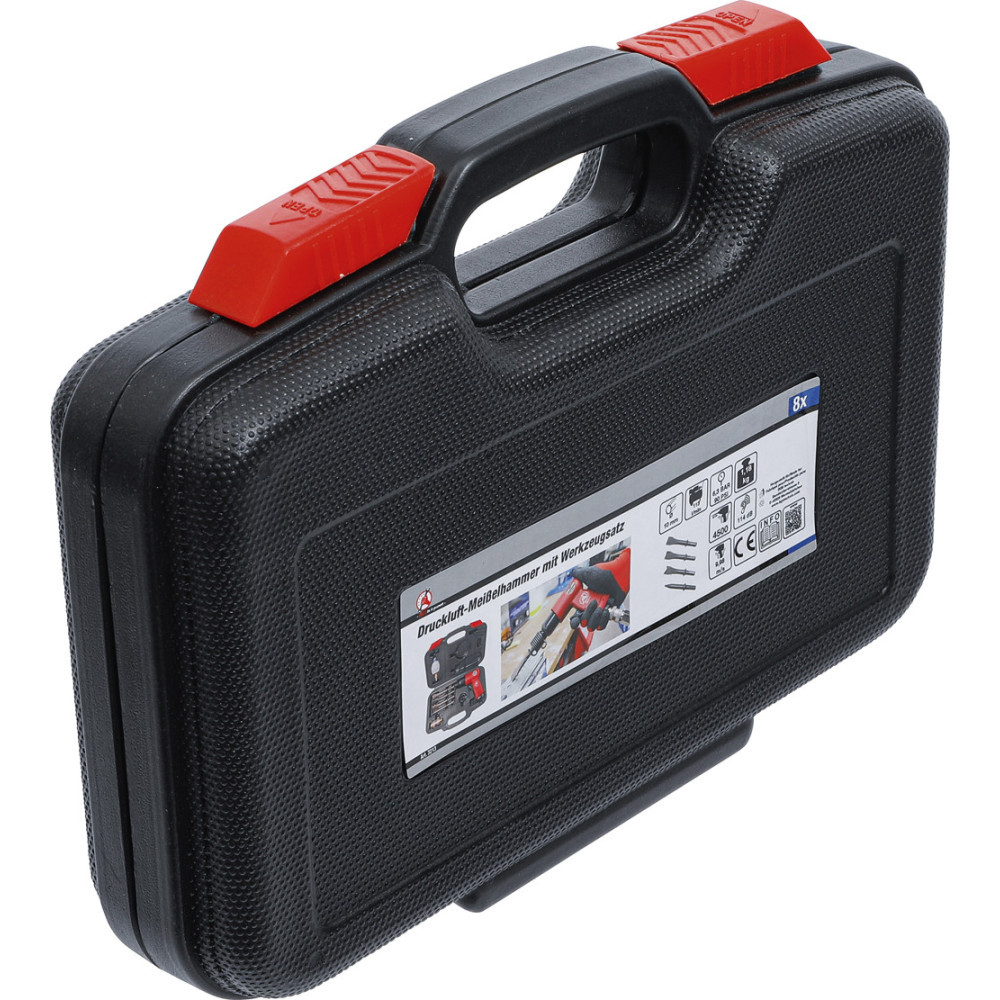 Marteau-burineur à air comprimé et jeu d'outils BGS - 8 pcs - 3213