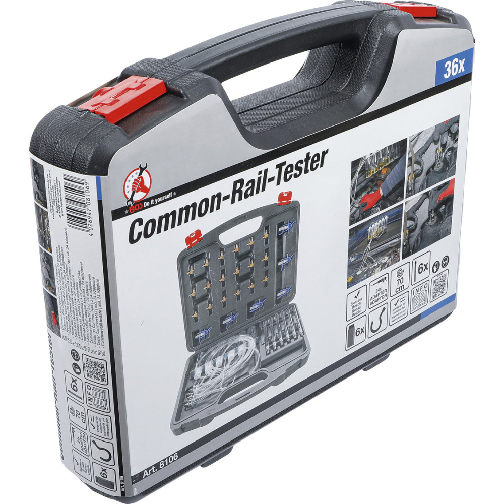 Testeur Common Rail - avec 24 adaptateurs