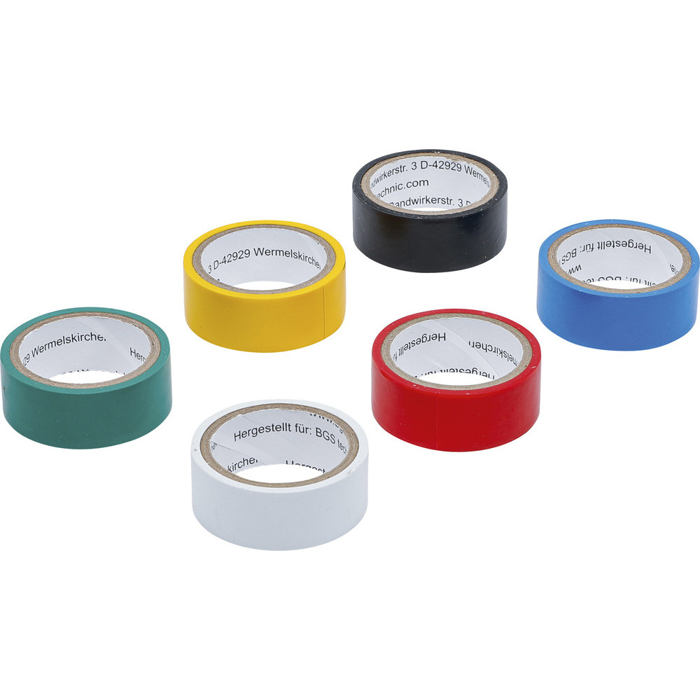 Bandes adhésives multicolore - 19 x 3