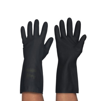 Gants semi-industriels néo/latex noirs