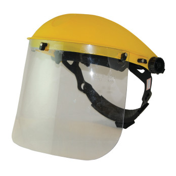 Casque de protection à visière en polycarbonate