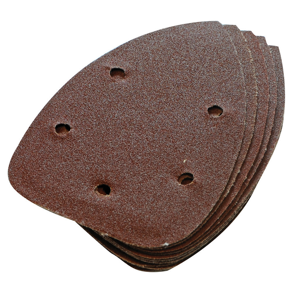 Feuilles abrasives triangulaires auto-agrippantes 140 mm