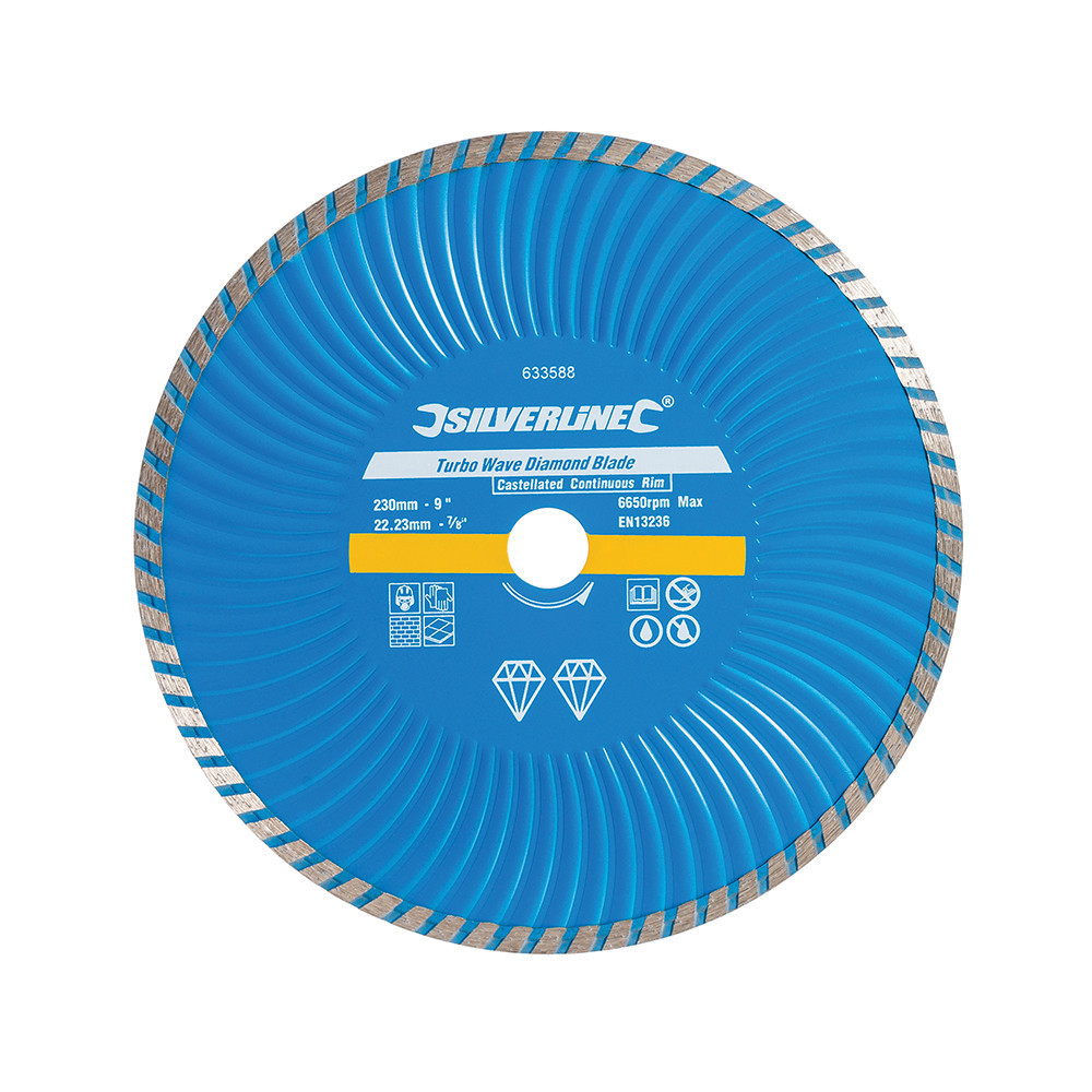 Disque diamant à tronçonner Turbo Wave