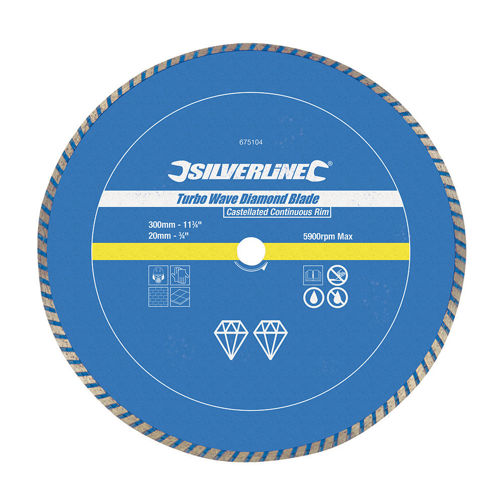 Disque diamant à tronçonner Turbo Wave