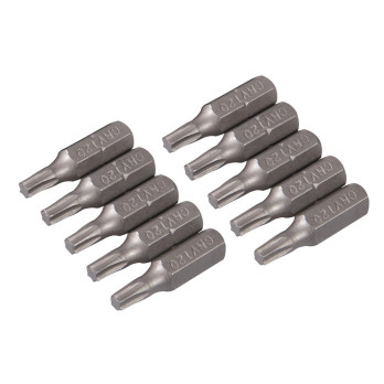 10 embouts T20 chrome-vanadium